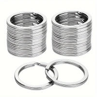 20pcs Anillos Saltarines De Acero Inoxidable Para Fabricación De Llaveros DIY Con Gancho Metálico Ideal Para Mujeres - details 0