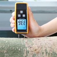 Probador de humedad para pared y madera, medidor de fugas, humedad, mortero de cemento, detector de contenido de agua con retroiluminación LCD (amarillo) - details 3
