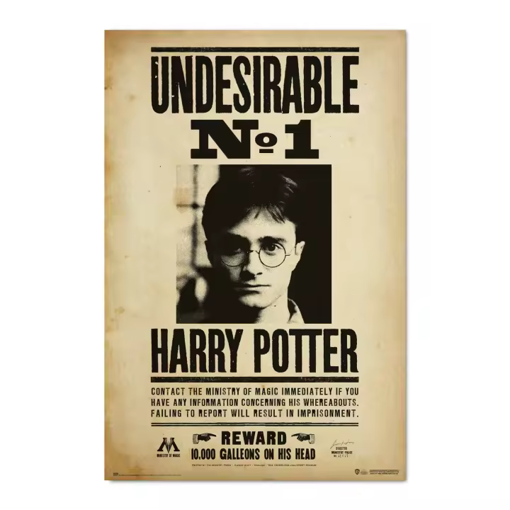 Poster harry potter undesirable n1 - 1