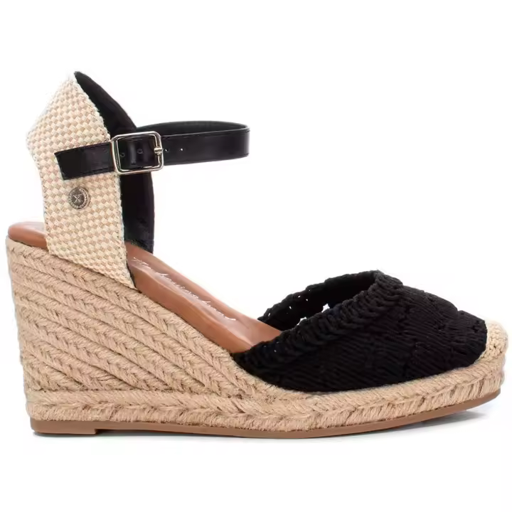 Cuñas de Esparto XTI Md142335 para mujer en color negro - 1