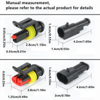 Conector Cinturón Impermeable 1/2/3/4 Pines 10 Piezas Conjunto De Conectores Electrónicos Para Coches Barco Venta Al Por Mayor Y Al Por Menor - details 1
