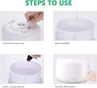 Máquina De Aromatherapy Muji De 500 Ml, Humididiffador De Purificación De Aire Silencioso Para El Hogar Ultrasónico, Horno De Aromatherapy, Lámpara Colorida Grande De 500 Ml (sin Control Remoto)-Type De Conector - details 4