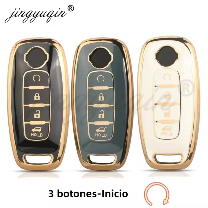 Carcasa Protectora De Llave De Coche TPU Para Nissan X-trail T33 Kicks Qashqai J12 Juke Teana Altima Ariya 2023 2024 Jingyuqin - 1