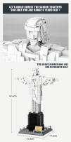 Set De Construcción Arquitectónica 937 Piezas De Cristo Redentor Modelo Compatible Con Bloques De Juguetes Regalo Para Niños Y Adultos - details 1