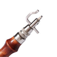 Herramienta Multifuncional De Piel Profesional 7 En 1 Para Manualidades Y Costura Ajustable Con Ranuras Y Pliegues Para DIY - details 8