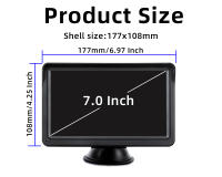 Reproductor Multimedia Para Coche Con CarPlay Y Android Auto Pantalla Táctil De 7 Pulgadas USB AUX Para Cámara Trasera In-Dash - details 9
