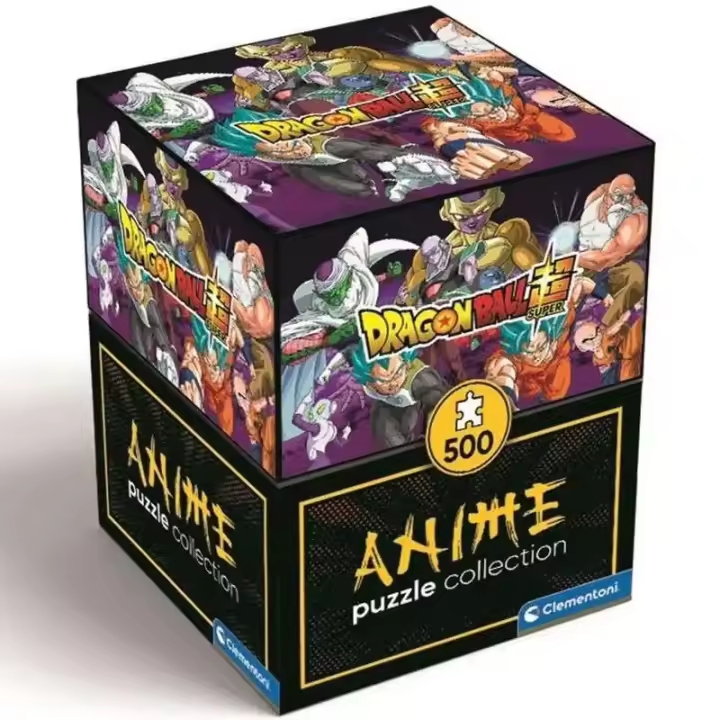 Clementoni- Puzzle Cubo 500 Piezas Dragonball, Multicolor (35134) - 1