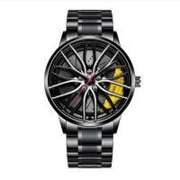 Reloj Deportivo De Moda Para Hombres Reloj De Pulsera De Cuarzo Impermeable Con Correa De Acero Inoxidable Reloj Creativo Para Casual - details 3