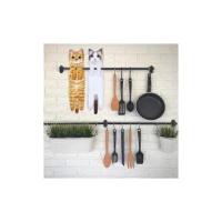 Divertidos Gatos Toallas de Mano Suspendible- Decoración Gato Baño Cocina - Toalla Absorbent Animal Regalos Navidad Amigos Invisibles-Regalos Originales Graciosos Mujer Amantes de Los Gatos - details 2