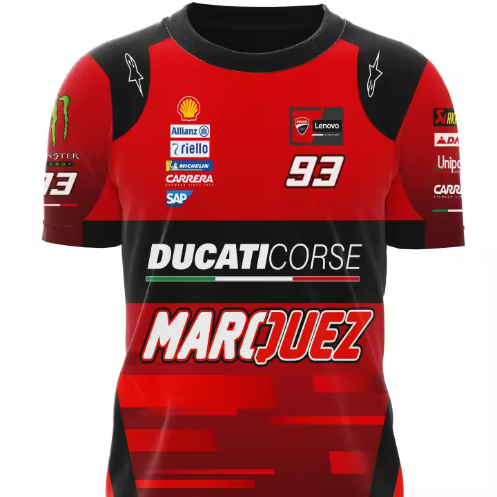 CAMISETA DUCATI MARQUEZ 2025 MOTOGP  FULLPRINT - 1