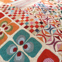 Lafábricadelastelas- Gobelino Jacquard tela por metros patchwork tapicería, resistente, de calidad y tejido opaco, cortinas, cojines, colchas,bolsos, tejido para moda. - details 2