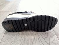 Deportiva con cuña con suela de goma adorno cremallera ajustable con cordones modelo 7009 - details 2