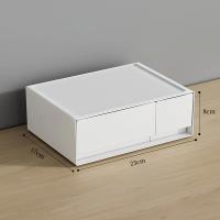Caja De Almacenamiento Plegable Con Cajones Multifuncional Estilo Moderno Para Dormitorio Y Escritorio Organizador De Cosméticos Plástico Para El Hogar - details 3