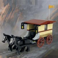 Bloques De Construcción De Caballo Para Transporte De Carros Del Siglo Medio Modelo Interconectado Para Regalo De Año Nuevo Y Día De Acción De Gracias - details 1