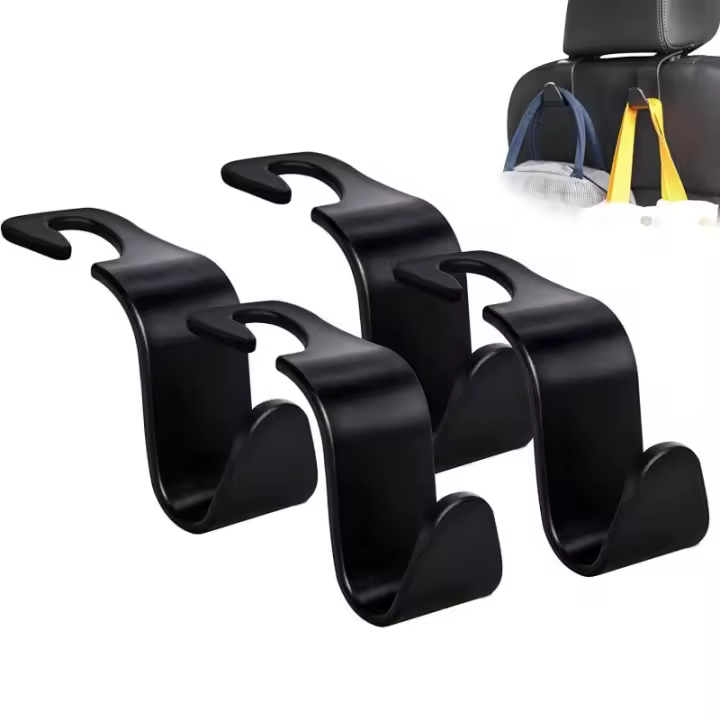 Gancho Universal Para Asiento De Coche Soporte De Almacenamiento Para Espalda De Asiento Auto Organizador Para Bolso De Mano Bolsa Ropa Chaqueta - 1