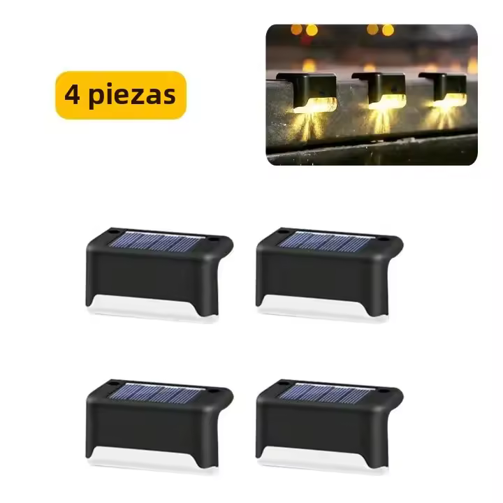 Lámparas De Paso Solares LED 4/8pcs Impermeables Para Exteriores Iluminación De Patio Jardín Camino Decorativo Con Luz Solar - 1
