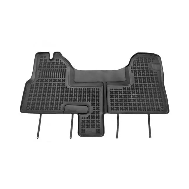 Rezaw Plast Alfombrilla caucho 3D premium  Iveco DAILY II - frontal con material adicional en el lado del conductor  2006 - 2011, 2011 - 2014  Iveco DAILY III - frontal con material adicional en el lado del conductor  2014 - 2015  REF: 203802 - 1