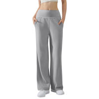 Pantalones De Yoga Para Mujer Cintura Alta Ajustados Con Control De Abdomen Y Levantamiento De Glúteos Pantalones De Fitness Elásticos De Pierna Ancha Para Deporte Y Yoga - details 6
