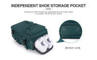 Mochila De Viaje 35L Aprobada Para Equipaje De Mano Personal De Avión Impermeable Weekender Para Hombres Y Mujeres Con Compartimento Para Computadora Y Zapatillas - details 4