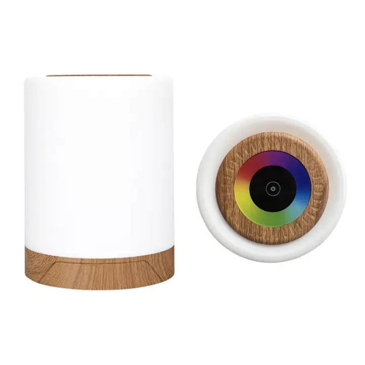 Lámpara Nocturna Inteligente LED Portátil Con Control Táctil Y Cambio De Color RGB Para Decoración De Habitación Infantil Camping - 1