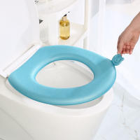 Cubierta De Asiento De Inodoro EVA Impermeable Universal Para Todas Las Estaciones Almohadilla Gruesa De Aluminio Accesorios De Inodoro - details 3
