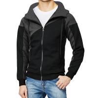 Sudadera con capucha tipo cárdigan informal de moda de otoño e invierno para hombre, chaqueta de talla grande - details 6
