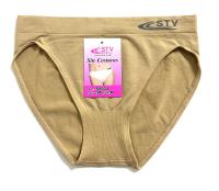 STV International Braga de Mujer en Licra Sin Costura - Talla M y G - Talle Bajo - Elástica y Adaptable Al Cuerpo - details 3
