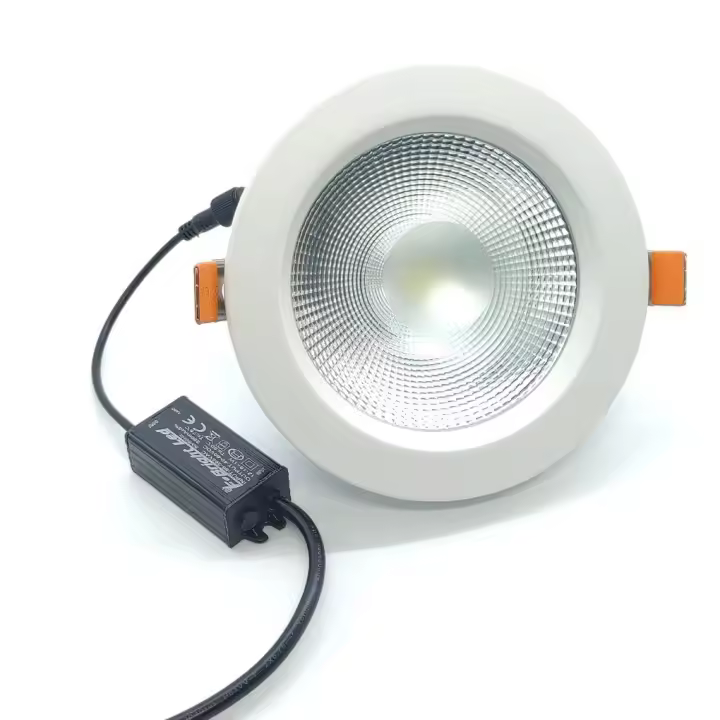 2PC F BRIGHT Downlight Led Empotrar 36W IP65 Aluminio Blanco Diseño Moderno - 1
