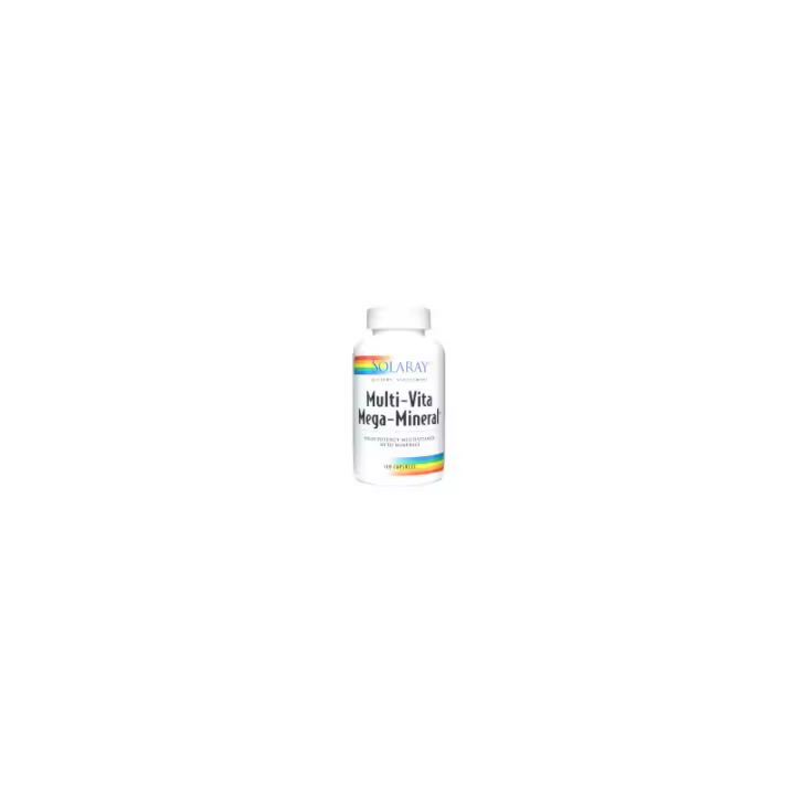 Mega Multi Mineral 120 cápsulas vegetales  Solaray - 1