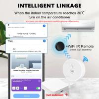 Sensor De Temperatura Y Humedad ZigBee Tuya Para Interior Monitorización Inteligente a Través De APP Smart Life Compatible Con Alexa Google Home Automatización - details 2