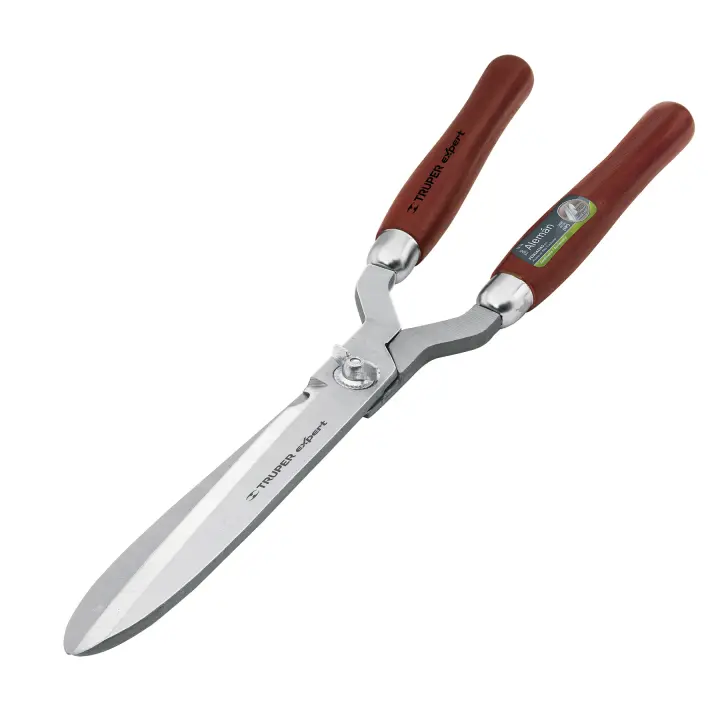 Truper Tijera Cortasetos para Poda 48 Cm Cuchillas Forjadas Acero Al Carbono Mangos de Madera - 1