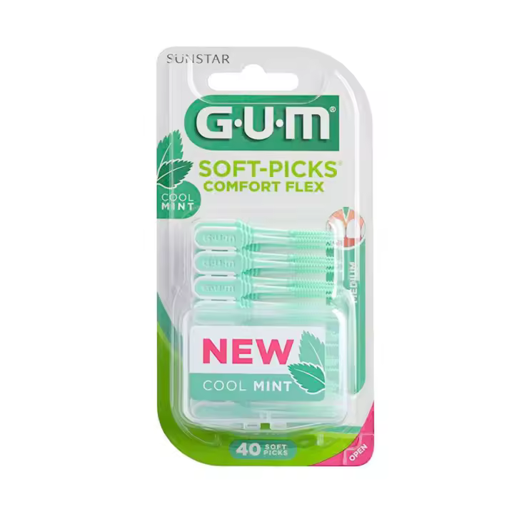 Gum Soft-Picks Cepillos Interdentales Comfort Flex Medio 40 Unidades - 1
