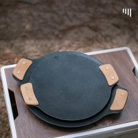 Manija De Barbacoa De Madera Antiaderente Y Resistente Al Calor Para Sartén De Barbacoa Y Plancha Camping Al Aire Libre - details 9