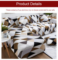 Cubierta De Sofá De Terciopelo Para Sala De Estar Color Gris Estirable Sólido Cubierta De Sofá Conjunto Funda Para Asiento Y Cojín 1PC - details 0