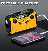 Radio multifunción manivela Solar USB FM/AM Radios meteorológicas linterna de emergencia banco de energía Radio de alto volumen de muy calidad - details 9