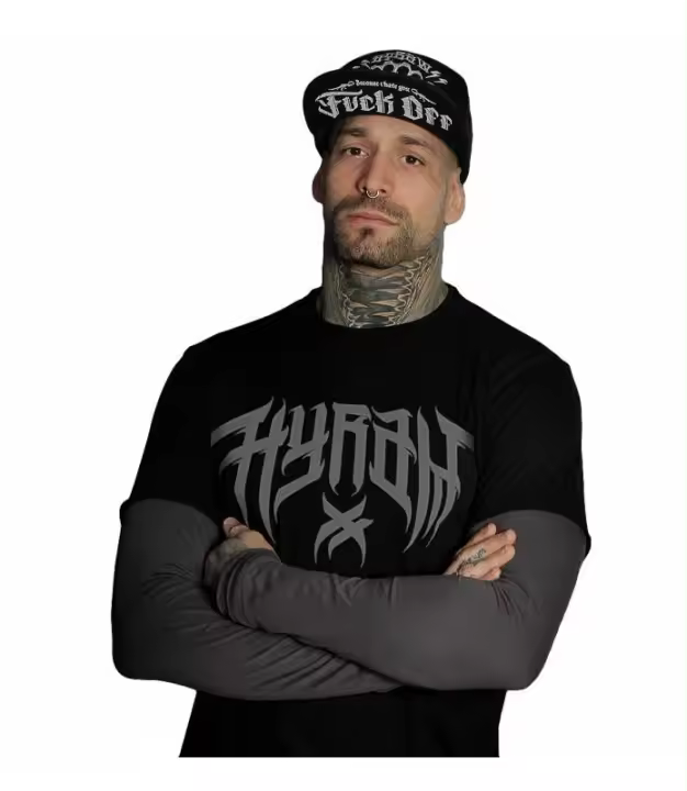 Camiseta Hombre Hostile manga Larga HYRAW FW22-M27 - 1