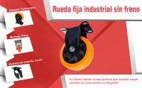 Banner - Rueda fija industrial de poliuretano sin freno