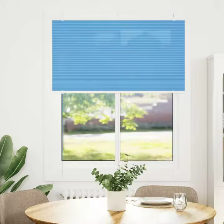 Estor Plisado azul 105x150 cm Tela Ancho 104,4 cm Poliéster - 1
