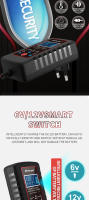 Cargador Inteligente De Batería Automático 6V 12V 2A Para Coche Motocicleta Motosierra Ytractores Batería De Plomoácido AGM GEL Toy - details 2