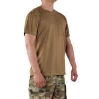 Camiseta Táctica Para Hombre MEGER Quick Dry Camiseta De Gimnasio Con Cuello Redondo Manga Corta Talla Grande Hasta 4XL Casual - details 17