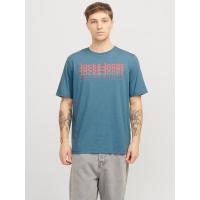 Jack & Jones NEW25 Hombre Pack 2 Camisetas de Algodón de 160 grs Diseño Jaspeado Mod JJTEX SS CREW NECK Logo de la marca Moda Casual informal REF 2693335 - details 3