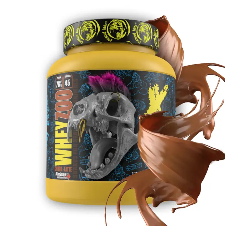 ZOOMAD LABS - PROTEINA - WheyZoo - 45 servicios 1360g — *REGALO SHAKER ZOOMADLABS* Proteína de ZoomadLabs - Varios Sabores * Digestión más rápida, mejora la masa muscular, más rendimiento* - 1