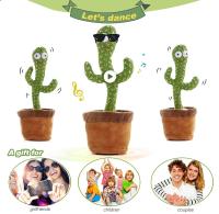 Juguete De Cactus Hablador Recargable Grabable Y Repetible Para Niños Idiomas Inglés Español Árabe Cambiador De Voz Educativo - details 13