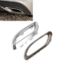 Cubierta De Escape Cromada Brillante Para Mercedes-Benz a B C E GLC CLS-W177 W247 W205 W213 X253 C257 Pieza De Repuesto De Estilo De Cromo - details 0