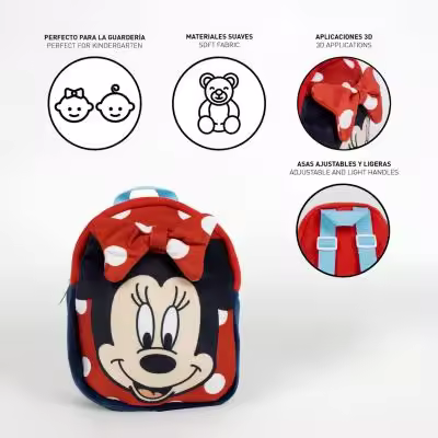 MOCHILA GUARDERIA PERSONAJE PELUCHE MINNIE - 1