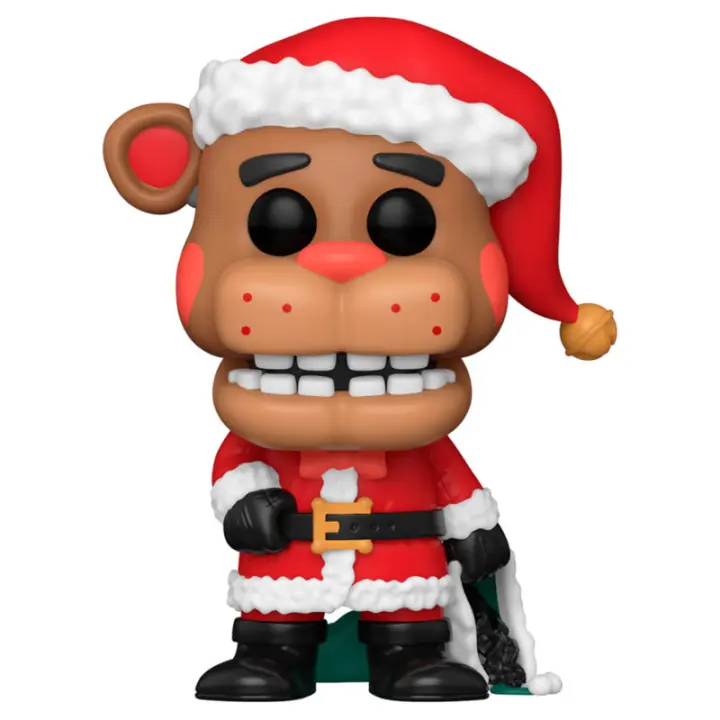 Figura Pop Five Nights At Freddys Holiday Santa Freddy-Figura de Vinilo Coleccionable - Idea de Regalo- Mercancia Oficial - Juguetes para Niños y Adultos - Movies Fans - Muñeco para Coleccionistas y Exposición - 1