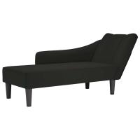 vidaXL Chaise longue con reposabrazos derecho terciopelo oscuro en color Verde oscuro/Azul/Gris oscuro y más - details 4