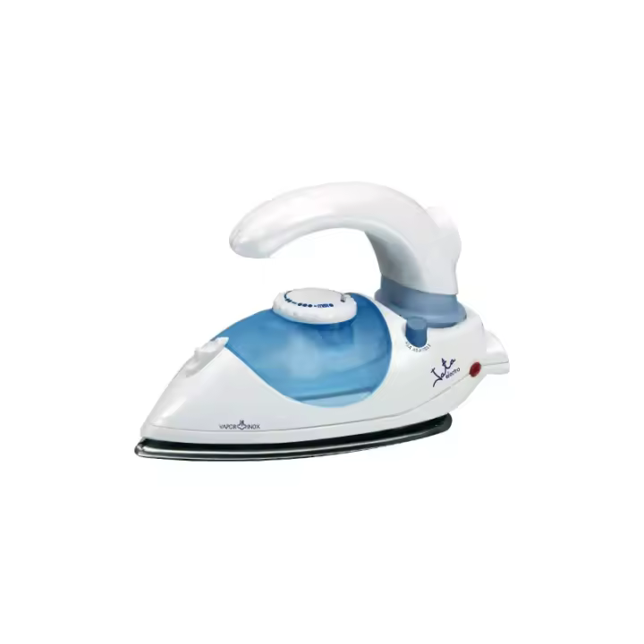 Jata PL357N Plancha de Viaje 800W Suela Inoxidable Azul Blanco - Compacta y Potente - 1