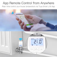 Controlador De Termostato Inteligente MOES Tuya ZigBee3.0 Actuador De Radiador Válvula Con Sensor Interno Y Control De Voz Alexa - details 3