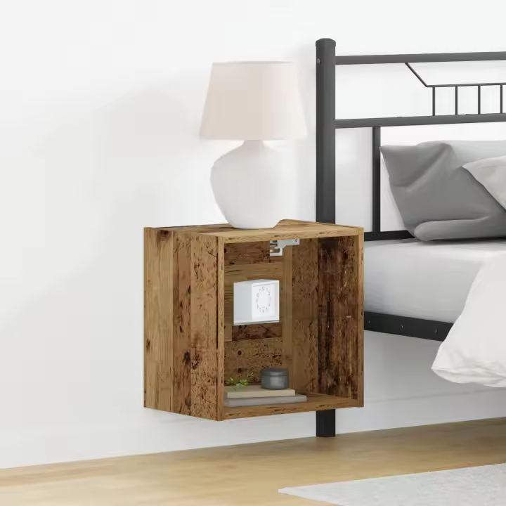 Estante Flotante vidaXL Madera Vieja 40x28,5x40 cm Madera Engineered - 1